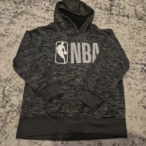 Black and Gray NBA Patterned Hoodie